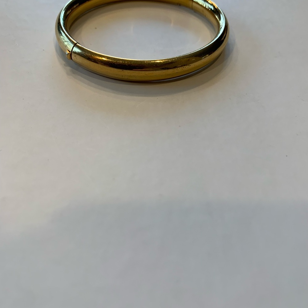 Vintage Gold Bangle Bracelet Walter E Hayward. GoldFilled - Picture 3 of 7